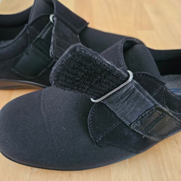 OrthoFeet Women's Wichita Diabetic Comfort Shoes - Black - sz 8.5 Wide EUC - Picture 9 of 9